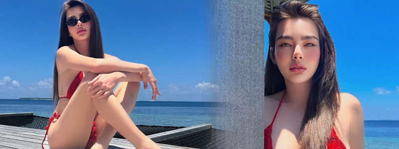 ดิว อริสรา นุ่งบิกินี่อาบแดด ที่ส่งตรงความแซ่บ ! จากมัลดีฟส์ ทริปนี้ทะเลเดือดอีกแล้ว